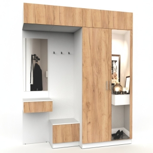 Набор мебели для прихожей "Марсель-260" МР 01-260 В2490 Ш2000 Г580 (ЛД..